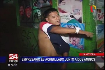 La Victoria: empresario fue acribillado dentro de vehículo