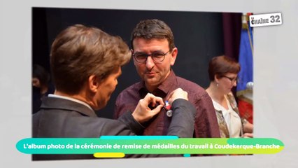 L'album photo de la cérémonie de remise de médailles du travail à Coudekerque-Branche