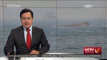 Dos muertos y 17 desaparecidos en un accidente ocurrido en el mar Oriental de China