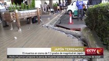 15 muertos en sismo de 7,3 grados de magnitud en Japón