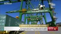 El ministro de Comercio habla sobre la caída de las exportaciones e importaciones en enero