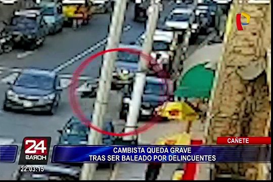 Cañete: cambista queda gravemente herido tras ser baleado por delincuentes