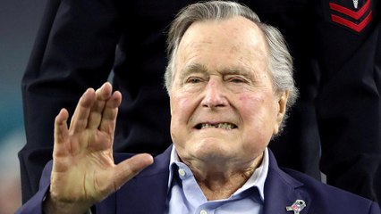 George H.W. Bush hospitalised