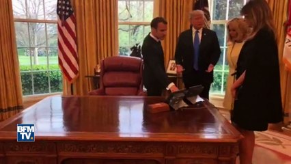 Du bureau ovale à Mount Vernon, les premières heures des Macron aux États-Unis