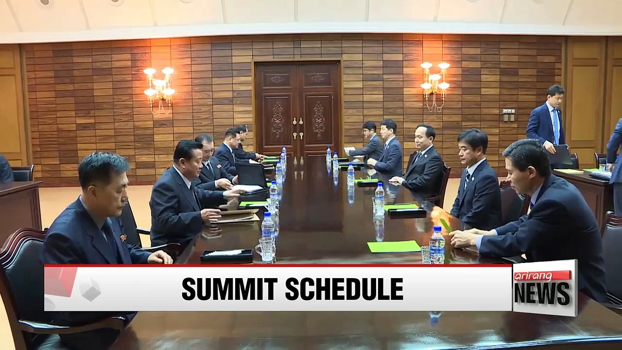 Outline of 2018 Inter-Korean summit scheduled released