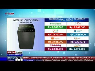 Perbandingan Harga e-Commerce: Mesin Cuci Polytron PAW-7513B