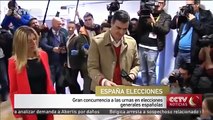 Gran concurrencia a las urnas en elecciones generales españolas