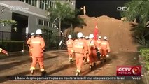 Al menos 59 desaparecidos en deslizamiento de tierra en parque industrial en China