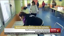 España se prepara para las elecciones generales de domingo