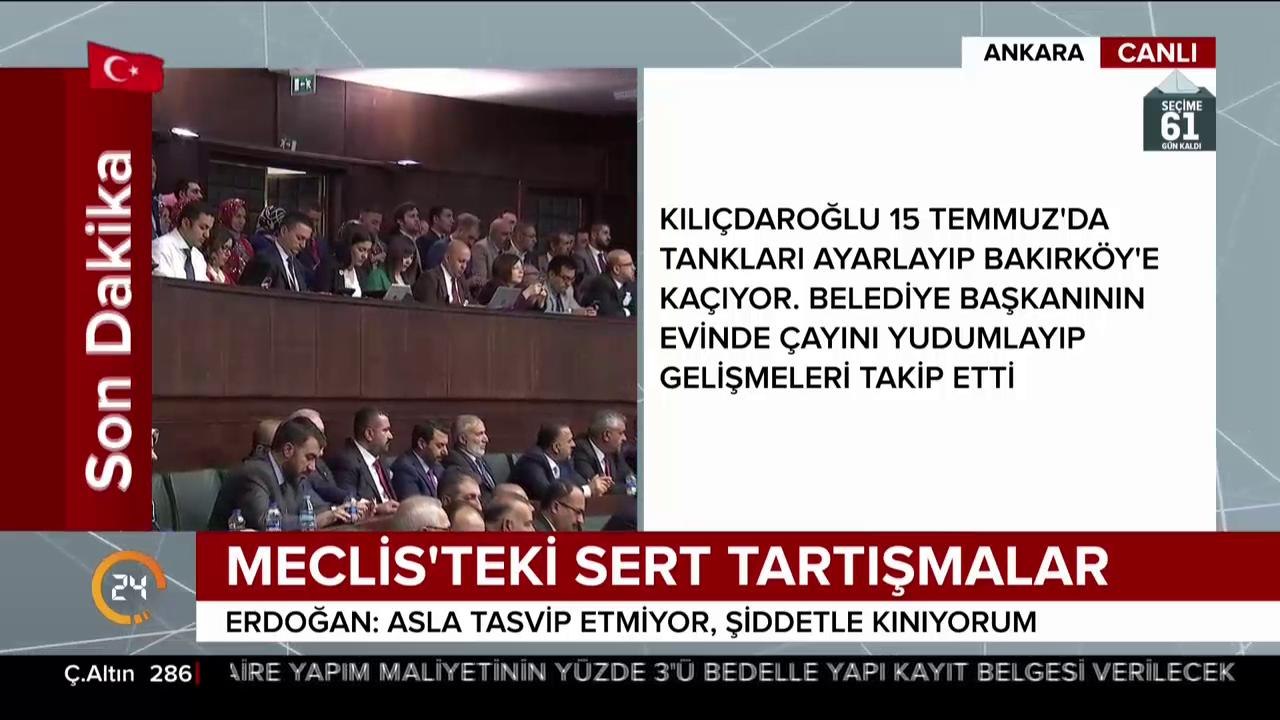 Meclis'teki tartışmalar
