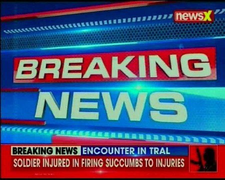 Soldier injured in Tral firing succumbs; search operations currently underway