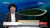 China critica la acción de arbitraje de Filipinas en el Mar Meridional de China