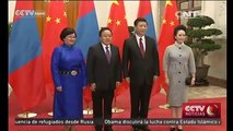Xi Jinping se reúne con el presidente de Mongolia en Beijing
