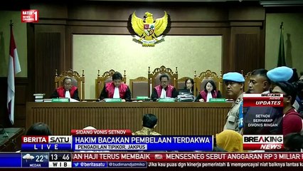 Setya Novanto Divonis 15 Tahun Penjara