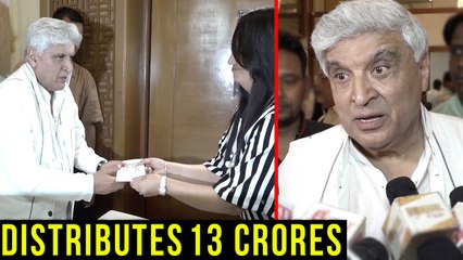 Javed Akhtar Gives Away 13 Crores! Find Out Why