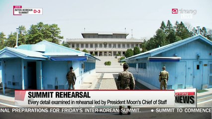South Korea makes final preparations for Friday's inter-Korean summit