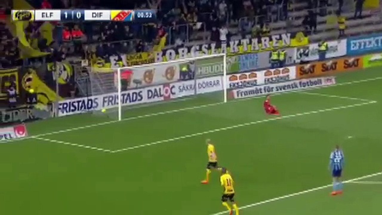 Elfsborg 1:0 Djurgardens (Sweden. Allsvenskan. 23 April 2018)