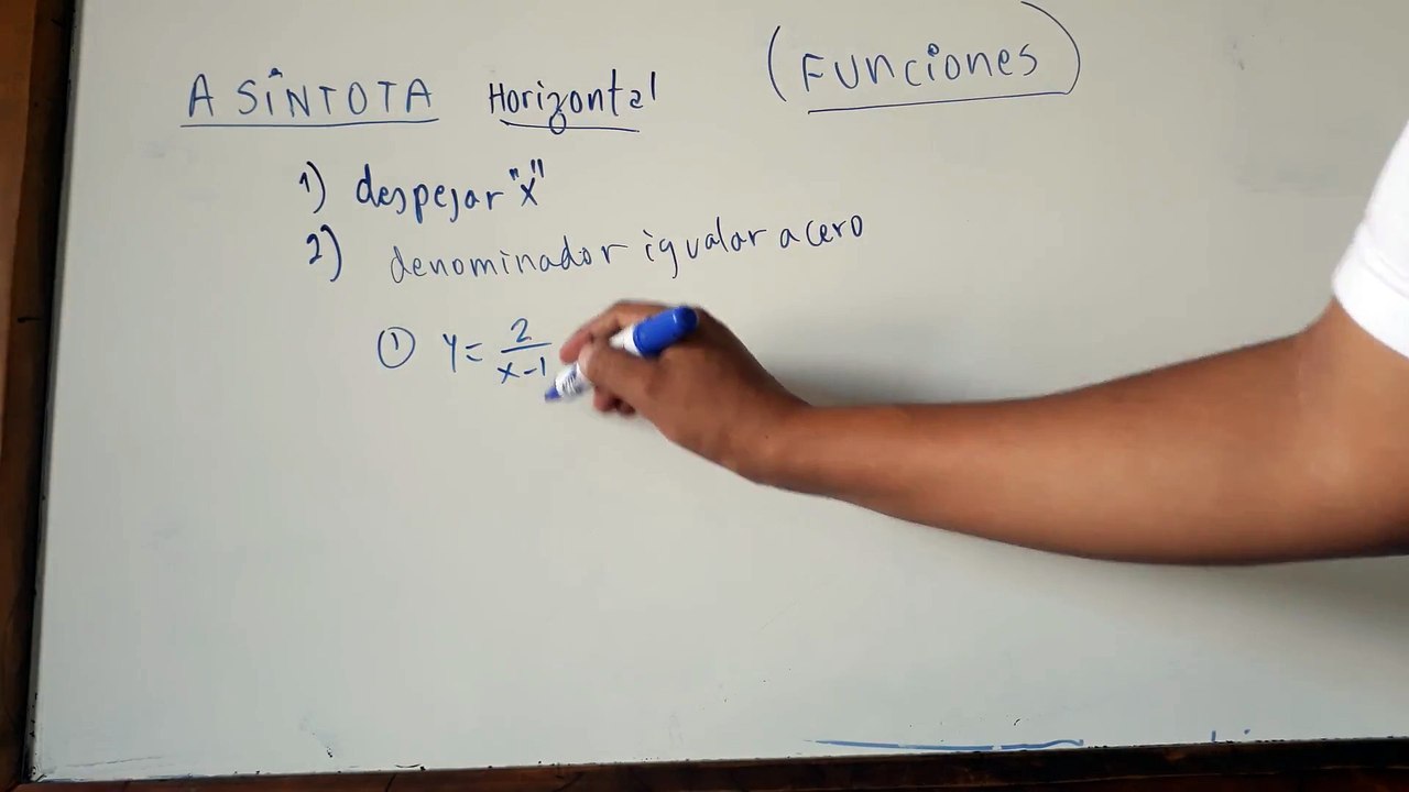 ASINTOTA HORIZONTAL  FUNCIONES