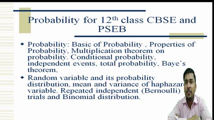 Syllabus of Probability for 10th Class 12th Class CSE Trade EE Trade ECE Trade Gate Exam