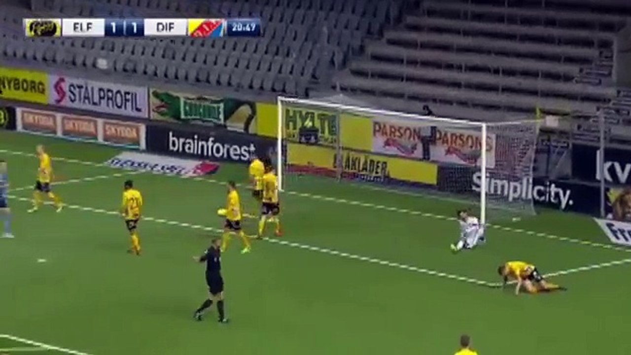 Elfsborg 1:1 Djurgardens (Sweden. Allsvenskan. 23 April 2018)