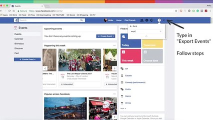 Add Facebook Events to Your Android Calendar