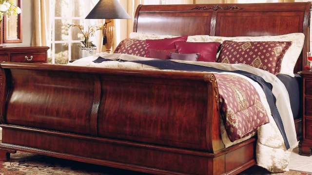 Wooden King Size Bed with Storage Drawers