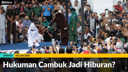 #1MENIT | Hukuman Cabuk Jadi Hiburan