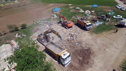 5.1 ile sallanan Samsat havadan görüntülendi