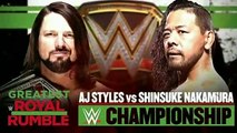 WWE 2K18 Greatest Royal Rumble Aj Styles Vs Shinsuke Nakamura WWE Championship Match
