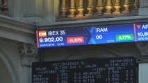 Inditex y Repsol ayudan al Ibex a conservar los 9.900 puntos a pesar de las pérdidas de Santander