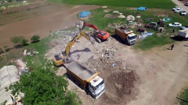 Adıyaman Samsat Deprem Sonrası Havadan Görüntülendi