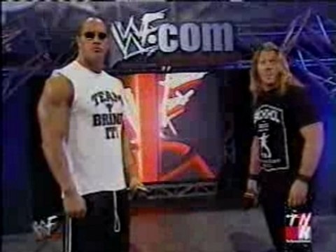The Rock & Y2J have some fun