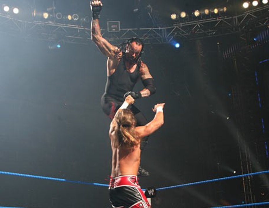 John Cena and Shawn Michaels vs The Undertaker and Batista - No Way Out 2007 (Highlights)