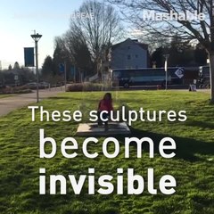 Quantum Sculptures That Vanish and Reappear