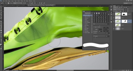 How to make Shoe Paint Splash in Photoshop CC