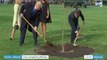 Donald Trump et Emmanuel Macron plantent un chêne à la Maison Blanche - ZAPPING ACTU DU 24/04/2018
