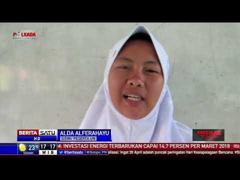 Siswa SMPN 1 Cijambe Ujian Nasional di Sekolah Hampir Ambruk