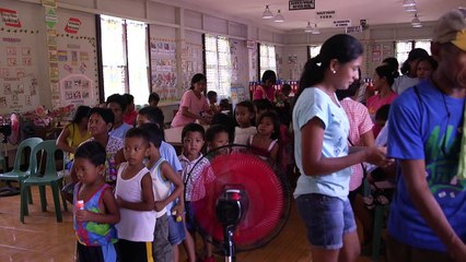 Balikatan 18: 9th ESB Marines Hand Out School Supplies at San Antonio Elementary School