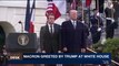 i24NEWS DESK | Macron greeted by Trump at White House | Tuesday, April 24th 2018