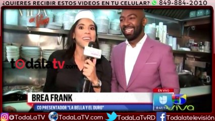 La bella y el duro” Brea Frank y Francisca Lachapel  en radio Univisión-Telemicro-Video