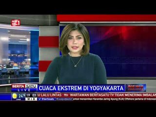 Penampakan Amukan Puting Beliung di Yogyakarta