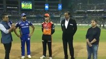 IPL 2018 MI Vs SRH : Mumbai Indians won the toss and decided to bowl first  | वनइंडिया हिंदी