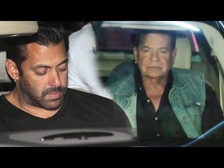 Salman khan और Salim Khan पहुंचे Begum Jaan Movie Screening मैं