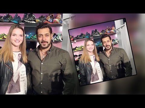 Salman Khan और Leni Fan & Crew In Innsbruck - Tiger Zinda Hai शूट