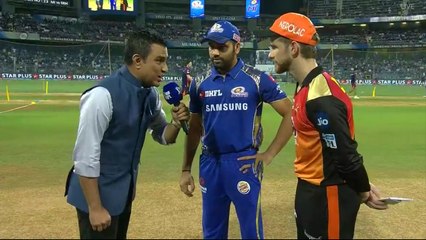 Video herunterladen: IPL 2018, மும்பை vs ஹைதராபாத், டாஸ் வென்ற மும்பை பவுலிங் தேர்வு