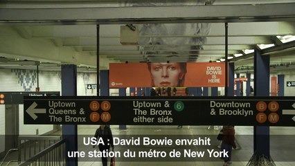 David Bowie envahit une station du métro de New York