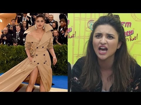 Parineeti Chopra ने दी आक्रामक प्रतिक्रिया Priyanka Chopra के Coat पर | Met Gala 2017