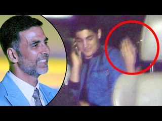 Download Video: Akshay के बेटे Arav देर रत अपनी Girl Friend के साथ दिखाई दिए | MEDIA दूर भागे Arav