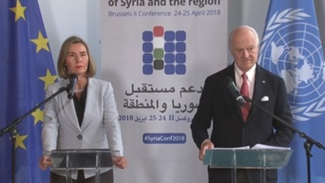 La UE y la ONU abogan por una solución política en Siria