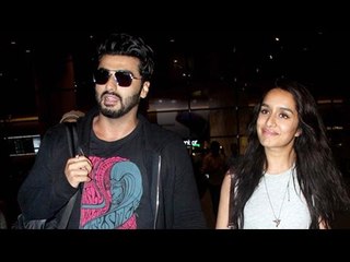 Shraddha Kapoor और Arjun Kapoor दिखाई दिए Mumbai Airport
